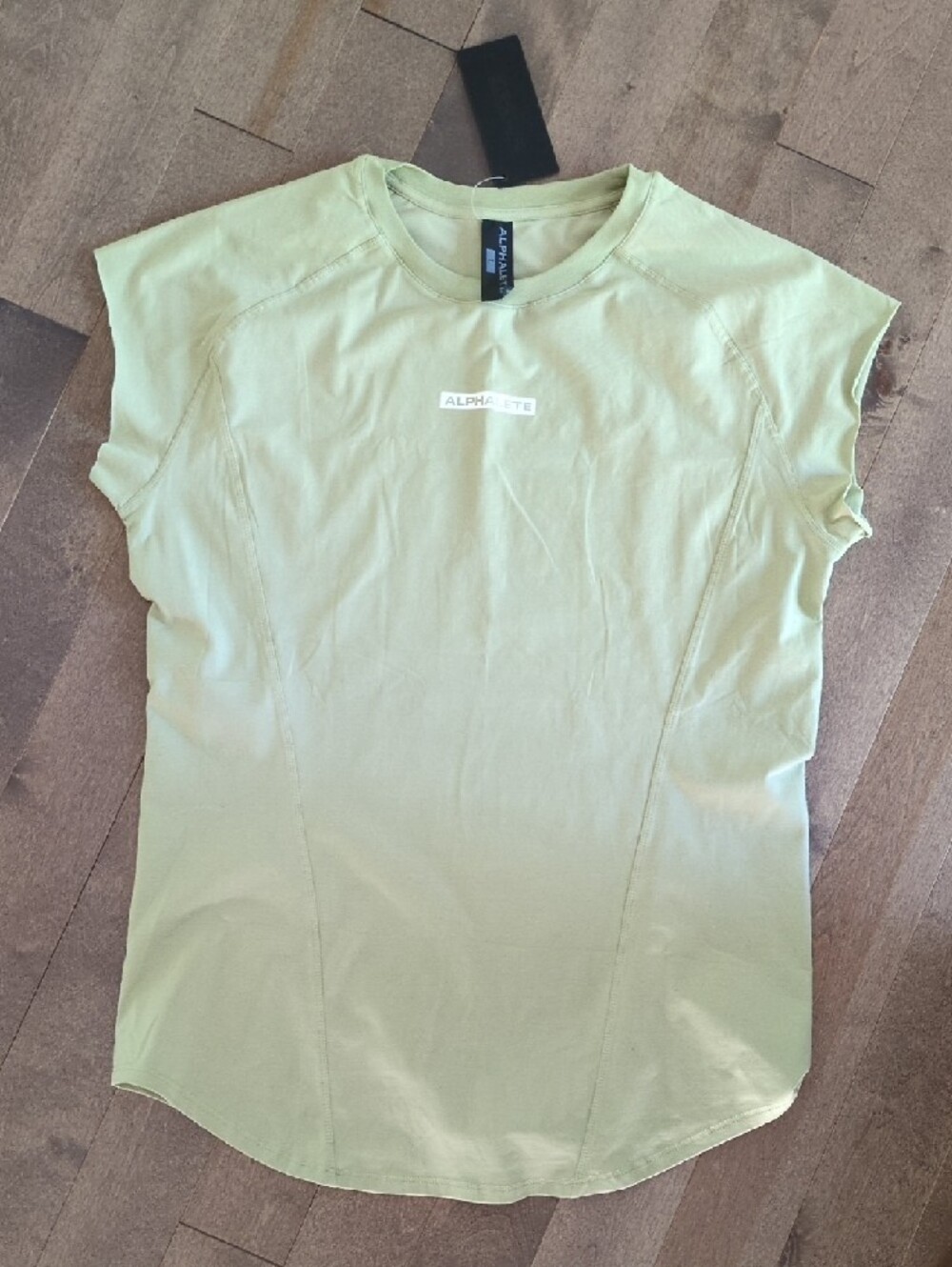 Alphalete Men's Short Sleeve Crew Tee - Light Sage Green
